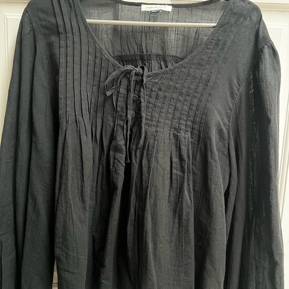 American Eagle Outfitters Black Blouse